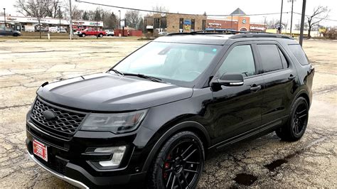 Matte Black Ford Explorer - Black Choices