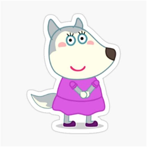 "Wolfoo lucy gifts and merchandise" Sticker for Sale by its88med | Redbubble