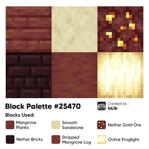 Minecraft Nether Color Palette