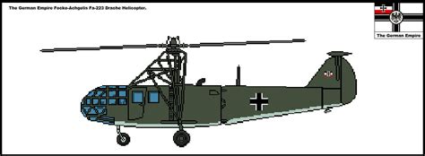 Focke-Achgelis Fa 223 Helicopter. by LordOguzHan on DeviantArt