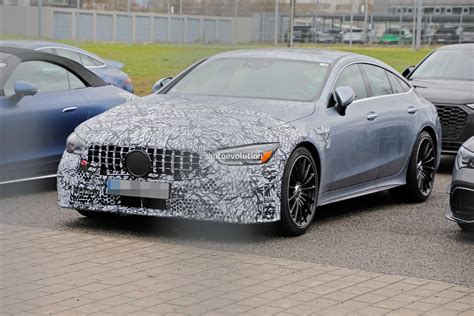 2024 Mercedes-AMG GT 4-Door Coupe Spied With Revised Front End - autoevolution