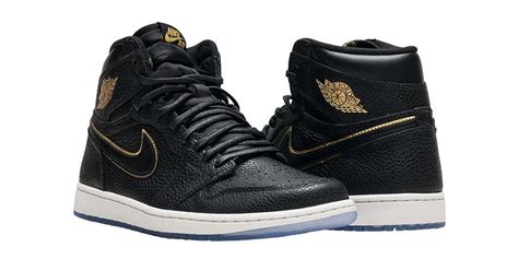 Air Jordan 1 Retro High OG in Black & Gold | Hypebeast