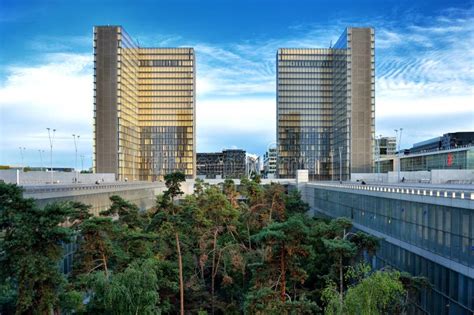 Modern Buildings of National Library of France Editorial Stock Image - Image of trees, paris ...