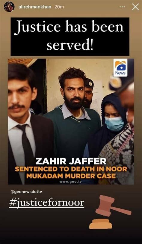 'Justice has prevailed': Mahira Khan, Ali Rehman and other stars hail Zahir Jaffer's conviction ...