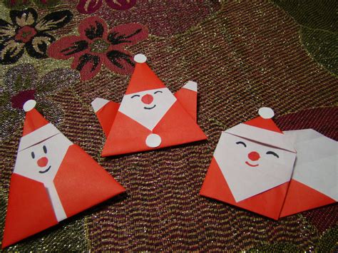 Origami Maniacs: Three Different Kinds of Origami Santa Claus