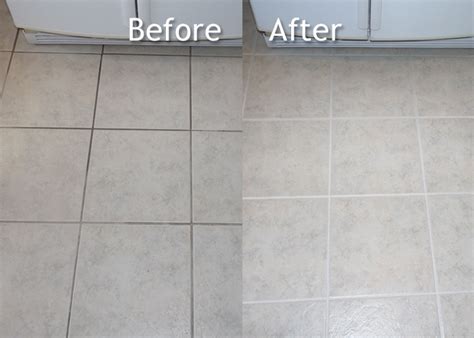 Tile & Grout Cleaning – Before & After - Hoffman Carpet Cleaning