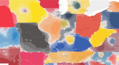 College Football Fan Map - The New York Times