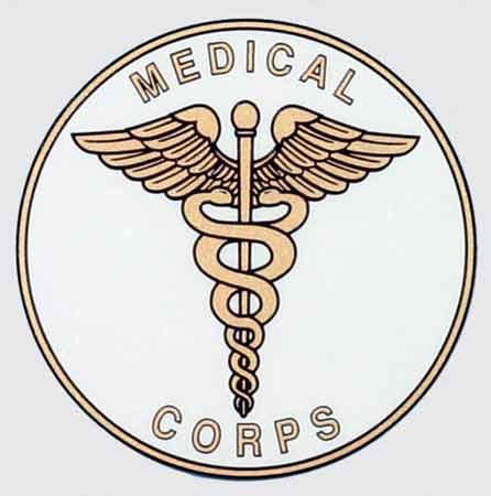 Army Medical Corps Decal - Military Stickers