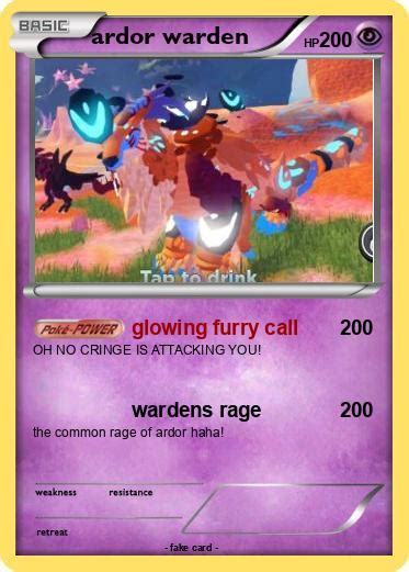 Pokémon ardor warden - glowing furry call - My Pokemon Card