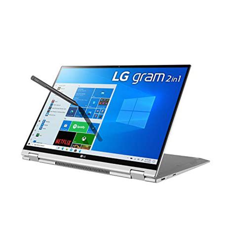 LG Gram 2in1 16T90P-K.AAS9U1 (16 Inch WQXGA (2560x1600) 60Hz Touchscreen/11th Gen Intel Core I7 ...