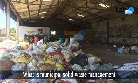 What is municipal solid waste management - Netsol Water