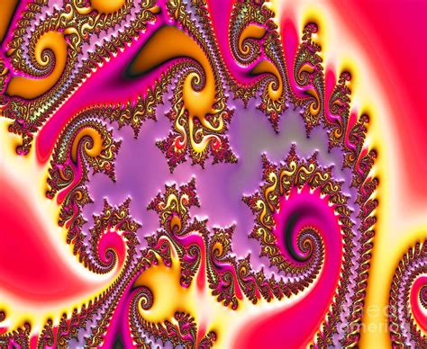 Fractal art with fibonacci spiral Digital Art by Olga Rubio Manzano ...