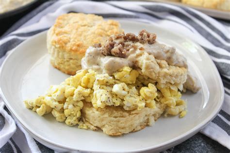 Buttermilk Biscuits and Gravy Biscuits And Gravy, Buttermilk Biscuits, How To Cook Sausage, Pork ...