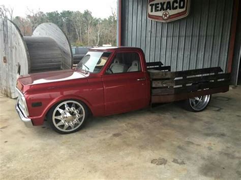 67-72 chevy c10 on 22"rims and 26"rims on rear . ☆°~°☆ | Custom truck beds, Lowrider trucks ...