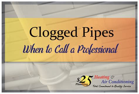 Some clogged pipes require a simple DIY fix, but others are a bit more complex. Learn when to ...