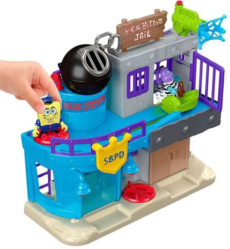 Fisher Price Spongebob Squarepants Imaginext Bikini Bottom Police ...