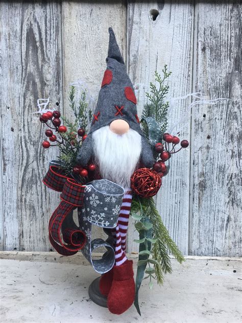 rustic gnome Valentines gift for her Moose gnome cabin gnome Home Décor ...