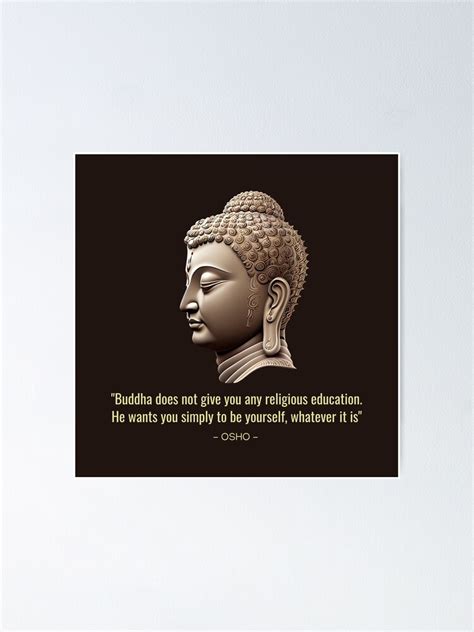 "Inner Peace and Motivation with Osho's Buddha Quotes" Poster for Sale by NandanG | Redbubble