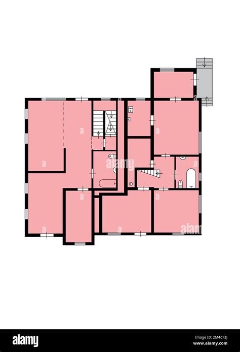 Set of floorplans blueprints. 2d floor plan. Floorplan. Apartment plan ...