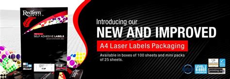 Redfern Labels Welcome Laser Labels Customised Labels intended for ...