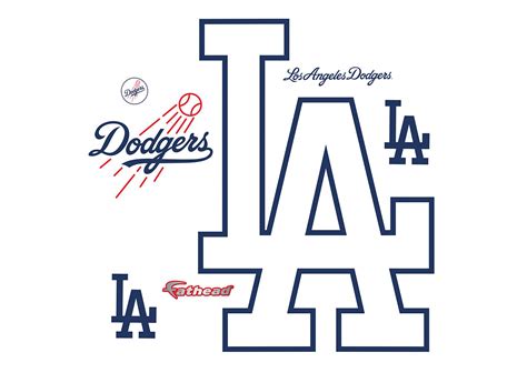 Los Angeles Dodgers Alternate Logo Wall Decal | Shop Fathead® for Los Angeles Dodgers Decor