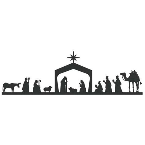 Printable Nativity Border