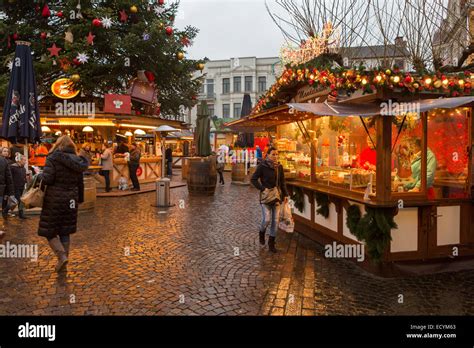 Christmas market stalls in Herford, NRW, Germany Stock Photo, Royalty Free Image: 76825899 - Alamy