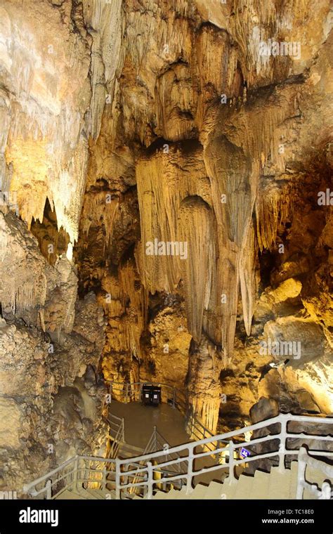 Natural karst caves Stock Photo - Alamy