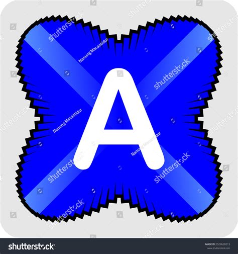 Clipart Icon Symbol Letter Blue Abstract Stock Vector (Royalty Free) 2029628213 | Shutterstock