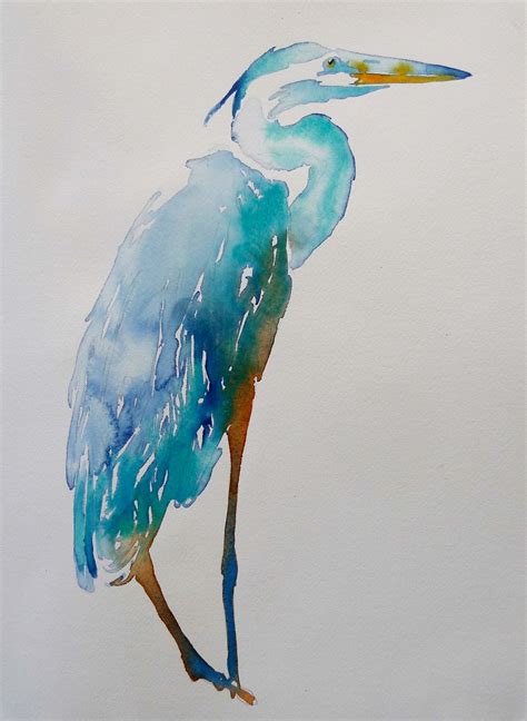 Paintings Under $400: HERON watercolors available