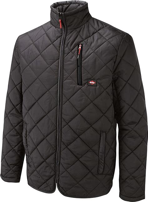 Lee Cooper Mens Quilted Jacket – Black, Large – BigaMart