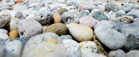 Small gravel surface, background gravel, close up soft focus.Abstract ...