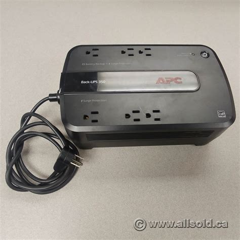 APC Back-UPS 350 Battery Backup and Surge Protector - Allsold.ca - Buy & Sell Used Office ...