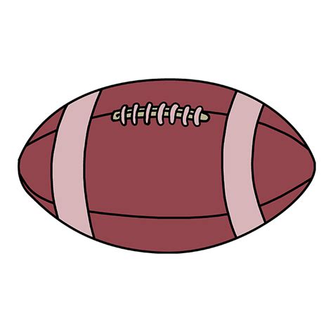 How to Draw a Football - Really Easy Drawing Tutorial