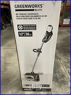 Snow Blowers » Greenworks 40V 12 Brushless Snow Shovel Blower with 3Ah ...