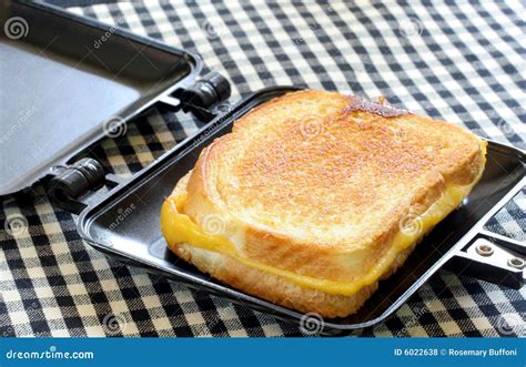 Whole Grilled Cheese In Sandwich Maker Royalty Free Stock Photos ...