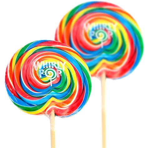 3 oz Rainbow Swirl Whirly Pop - 10-Inches • Lollipops & Suckers • Bulk ...