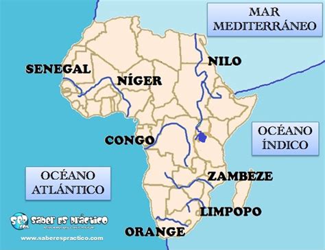 Senegal Mapa Hidrografia