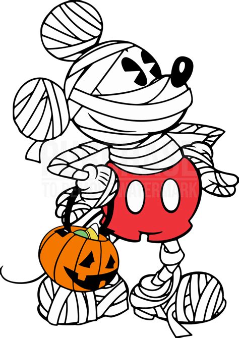 Mickey Mouse Mummy Svg, Mickey Mouse Svg, Disney Halloween Svg Mickey Mouse Halloween, Mickey ...