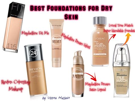 Best Drugstore Foundations for Dry skin- Tips to a Flawless Look - VeenazWorld.com