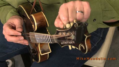 Mandolin Tuning with Mike Marshall - YouTube