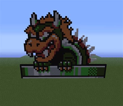 Bowser (Pixel Art) Minecraft Map