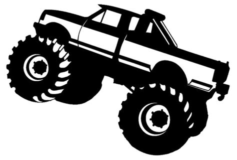 Monster truck silhouette clipart 3 - WikiClipArt