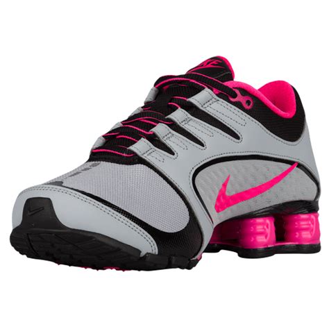 Nike Shox Vaeda - Women's - Running - Shoes - Wolf Grey/Vivid Pink/Black