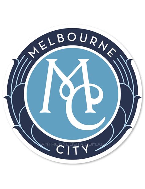 Melbourne City FC concepts | A-League football logo design concepts by Anthony Costa