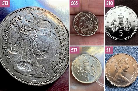 Most rare and valuable 5p coins in circulation from minting errors to ...