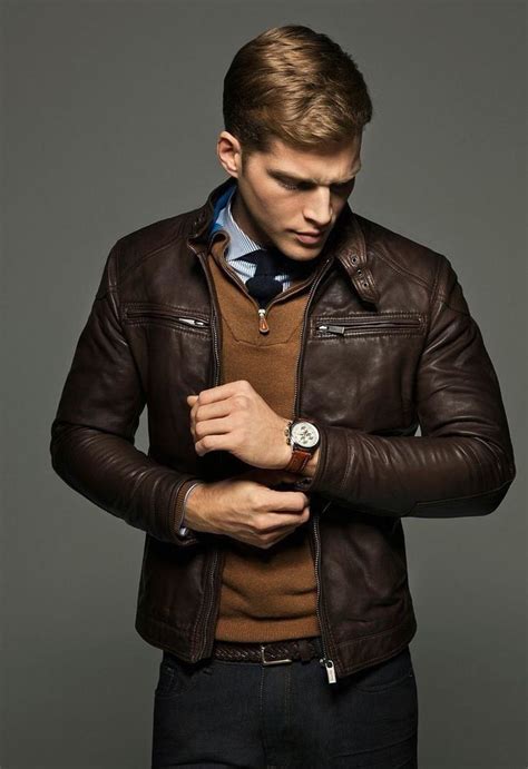 38 Stylish And Attractive Mens Fashion | Veste en cuir pour homme, Mode ...