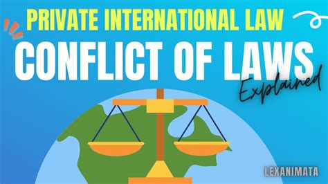 Conflicts of Laws Private International Law explained - YouTube