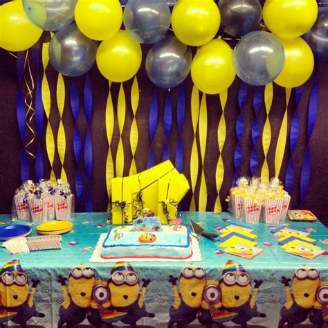 Despicable Me / Minions Party Ideas | Despicable me party, Despicable me and Minion party