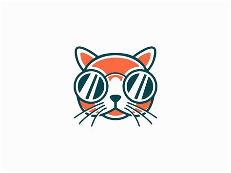 Cool Cat Logo by UNOM design on Dribbble